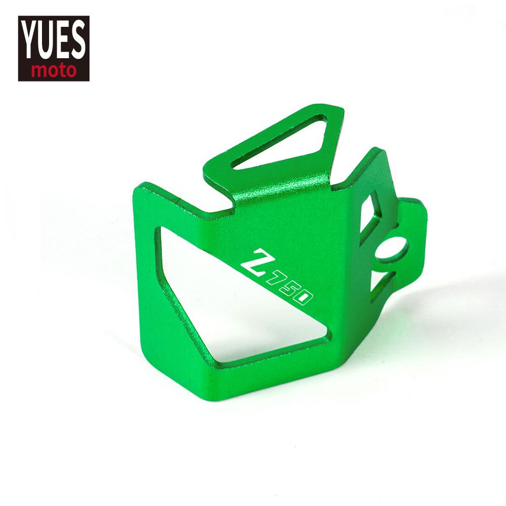 Motorcycle Accessories Rear Brake Fluid Reservoir Guard Cover Protector For KAWASAKI Z750 Z 750 2007 2008 2009 2010 2011