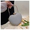 Elegante herzförmige Abendtasche mit Kette – vielseitiges und stilvolles Design