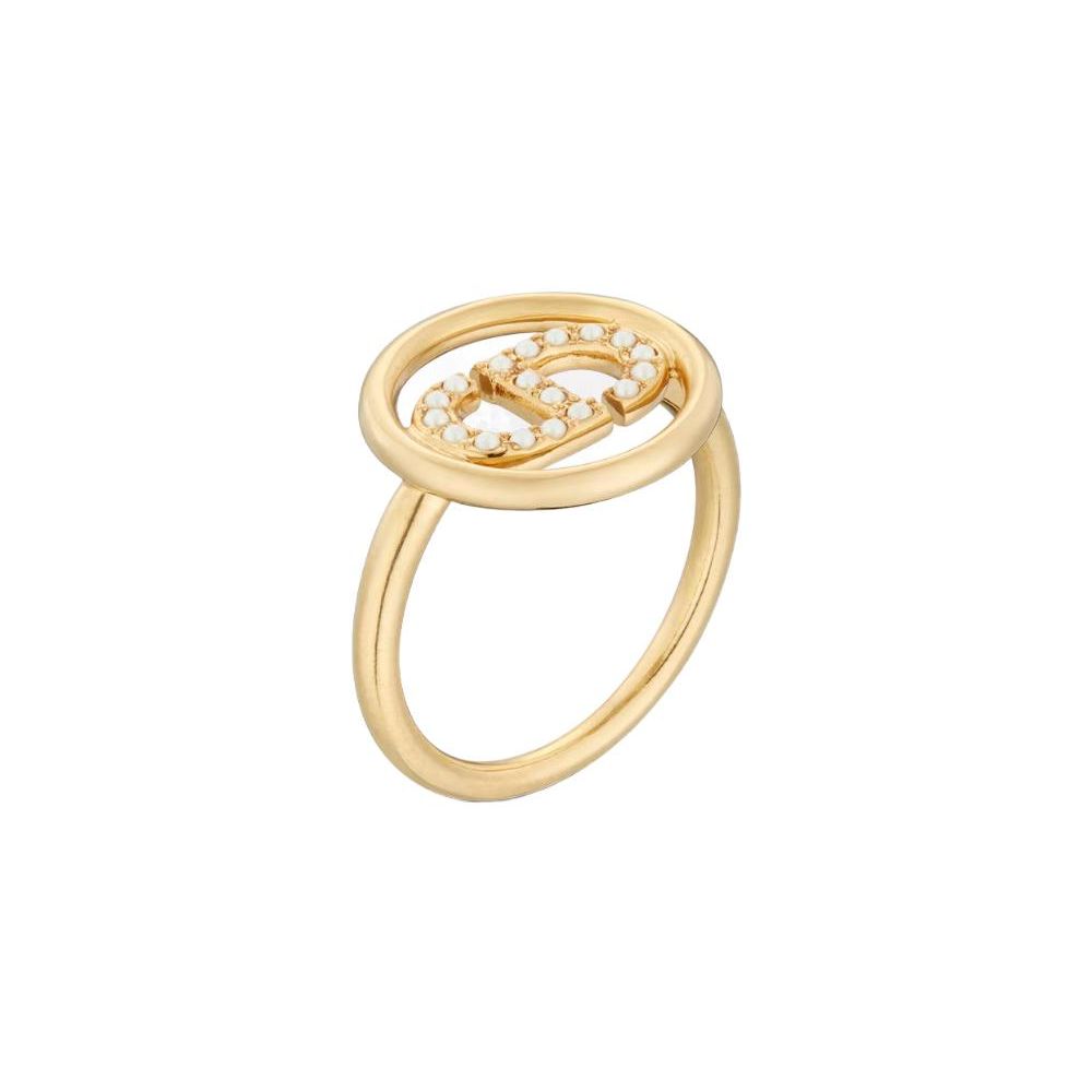 

Dior 30 Montaigne Classic Cd Letter Logo Metal Resin Ring Women rings Gold R1514WOMRS-D301 M,Gold-Box/Dust Bag Random Shipment