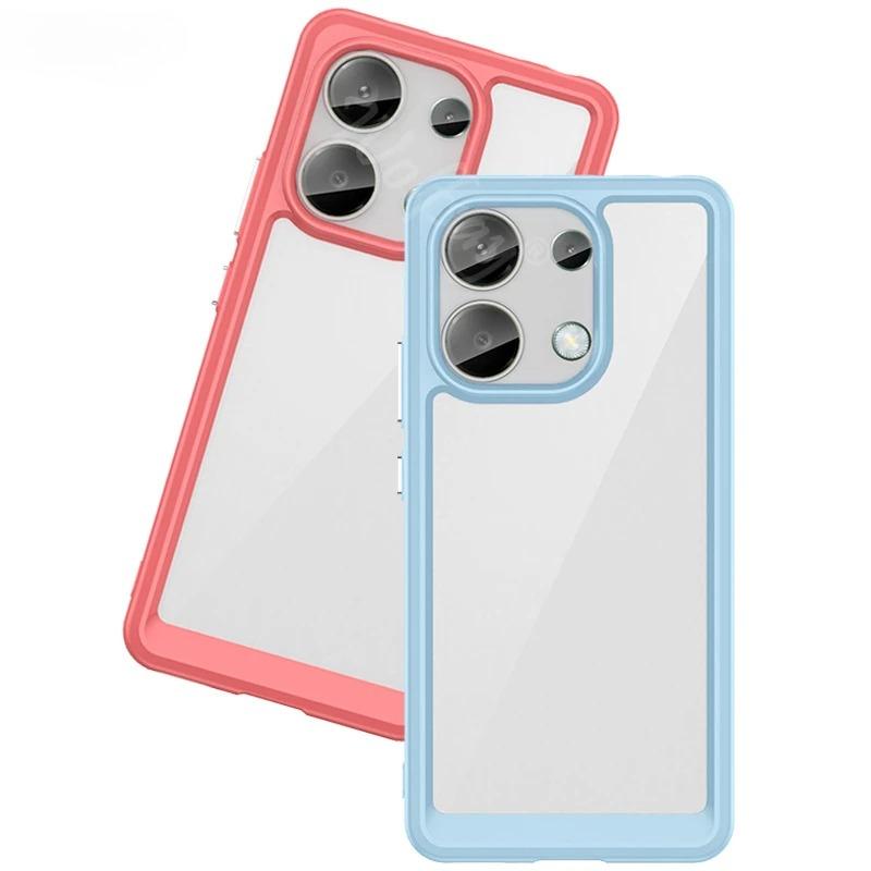 Transparent Phone Case For Redmi Note 13 4G Case Silicone Color Back Cover For Redmi Note 13 4G Case For Redmi Note 13 4G Global