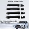 For Mitsubishi Lancer EX ASX Outlander Door Handle Cover Car Accessories Exterior Components Decorate Trim Paste Style