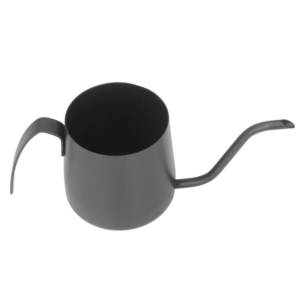 250ml Stainless Steel Narrow Mouth Coffee Kettle with Gooseneck Design, Graduated Drip Pot for Coffee, Tea, and Infused Water, Compact Design for the