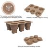 Reusable Garden Seed Pot Tray Silicone Plant Seedling Tray Seed Starter Tray  Germination Box