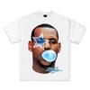 Kobe Bryant "Star Eye Signature" Vintage Oversized White T-Shirt | Basketball Fan Unisex Streetwear Tee