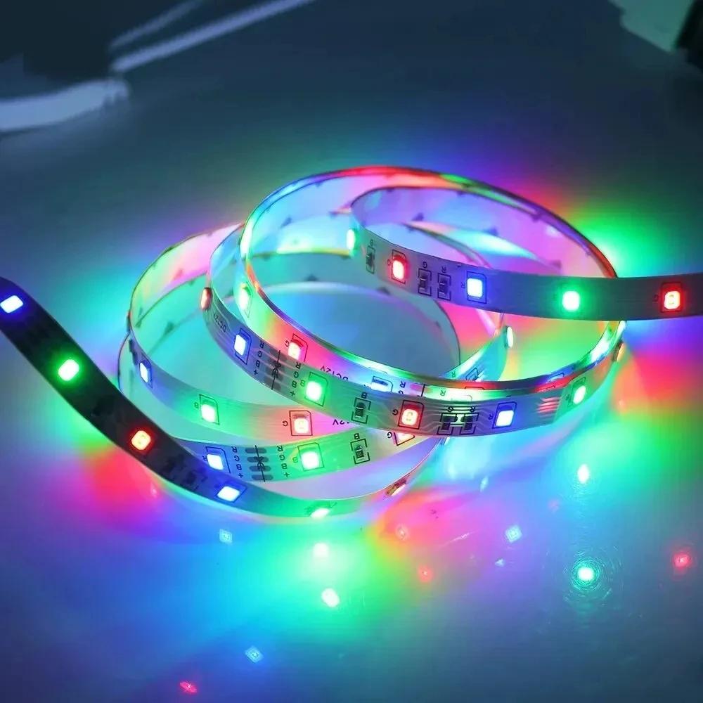 1/2/5/10M 2835 LED Light Strips Kit Infrared Remote Control Decoration Light Lamp Ribbon for Festival Party Bedroom BackLight