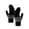 Women's Winter Velvet-Lined Touchscreen Knit Gloves - Cute, Thick, Korean Style, Cold-Proof
