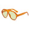 Fashionable Large-frame Pilot Sunglasses With Sun Protection And Retro Vibe-blocking Uv Protection Glasses 3084