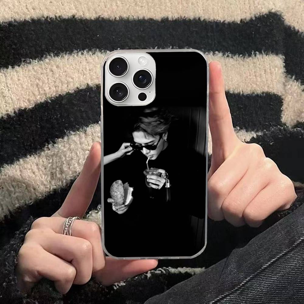 

Чохол для телефону Jackson Wang Для iPhone 17 Pro Max 16 15 14 13 12 11 Сріблястий захисний чохол з ефектом водяної брижі iPhone 16pro max