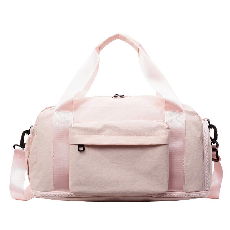 Travel bag Women's short-distance portable large-capacity travel bag Dry and wet separation sports fitness bag Commuter tote bag