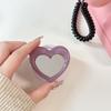 Simple Wind Love Mirror Lazy Ring Portable Mobile Phone Magnetic Suction Airbag Bracket Retractable Desktop Watching Drama