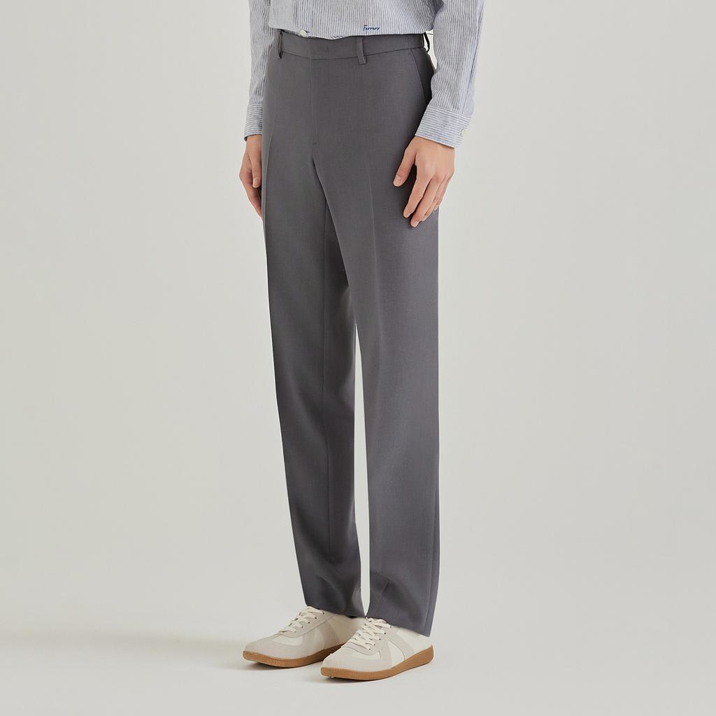FERRAROMILANO Twill Slacks Gray (Amsesl10134)