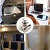 2/3/5PCS RV Press Cabinet Lock Nickel Button Material Suitable for Keyless Cabinet Locks for RVs Yachts Campers Travel Trailers