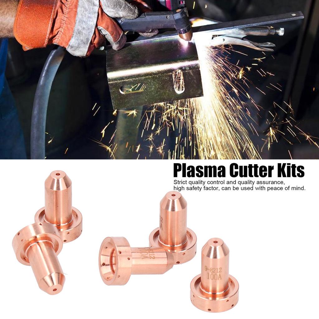 5Pcs Plasma Cutter Nozzle Copper Corrosion Resistant Torch Welding Accessories 9-8212
