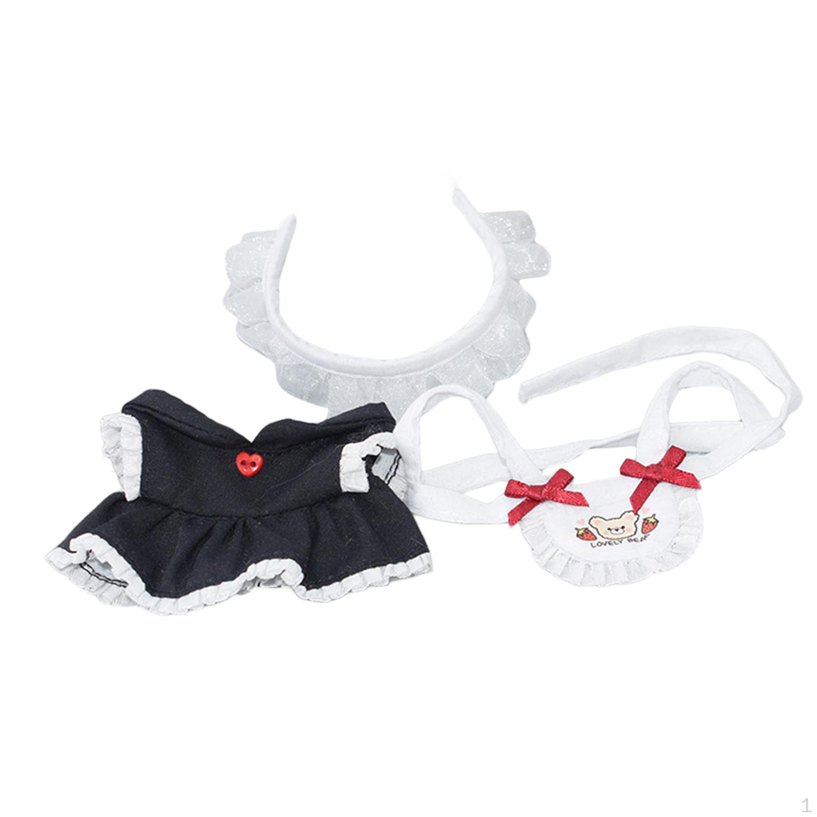 

6.69inch Doll Clothes Girl Stylish Soft Dress up DIY Toy Costumes Fashion with