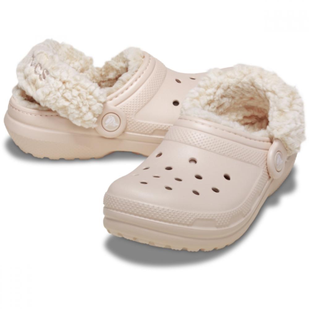 Crocs Classic Fleece Lined Clog Toddler 212857 6ur C6(130mm)
