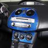 Carbon Fiber Car Inner Central Control Panel Trim Outlet CD Air Conditioning Cover Sticker For Mitsubishi Eclipse