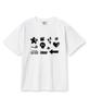 Leijimeli 20-Count Cotton Oversized Short Sleeve T-Shirt White