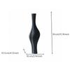 Modern Ceramic Vase with Silver Accent Versatile for Tabletop