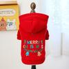 Pet Dog Clothes for Small Medium Dogs Winter Warm Dog Hoodie Letter Print Puppy Pullover Pet Sweatshirt Bichon Frise Dog Clothes