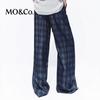 MO&Co. Drawstring Waist Wide-Leg Trousers
