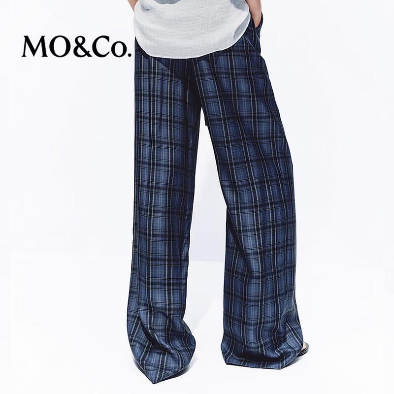 MO&Co. Drawstring Waist Wide-Leg Trousers