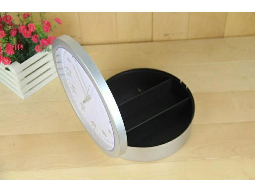 European Style Wall Clock with Hidden Jewelry Storage – Decorative and Personalized Home Décor