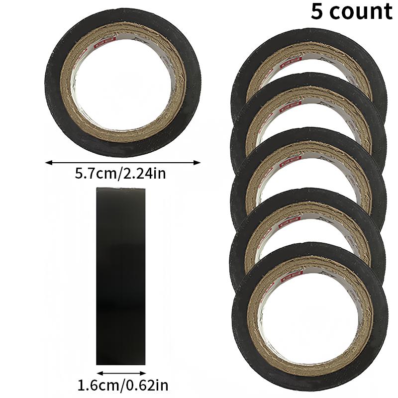 Premium Electrical Tape, Black Insulation Tape, Waterproof, Flame Retardant, High-Temperature Resistant for Indoor/Outdoor Use