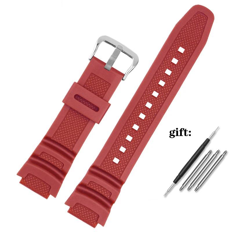 Gummiarmband für Casio AE-1200WH AQ-S810W MRW-200H W218H SGW-300/400 für Casio AE-1000W Uhrenzubehör Band 18mm