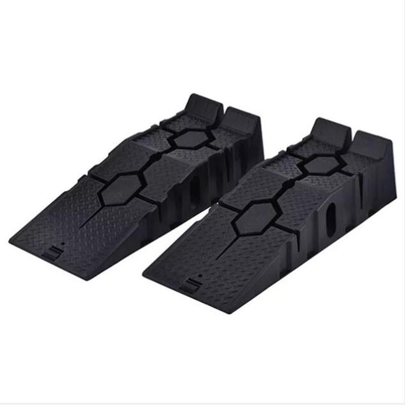 Portable Car Ramps Kit 1pair (2pcs) Lightweight Plastic Heavy Duty Durable for Vehicle Threshold Easy Service Car