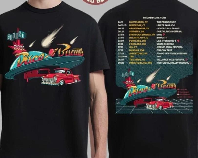The Disco Biscuits Summer Tour 2026 North America Schedule Dates Two Sided Shirt XL