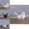 Modern Minimalist Ceramic Bird Decor With Abstract Design For Home And Gift Use