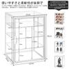 Figure Collection Transparent Display Case with Magnetic Acrylic Stackable Display Case Case, Case, Showcase, Door, Case, (1 Piece, 362327cm)