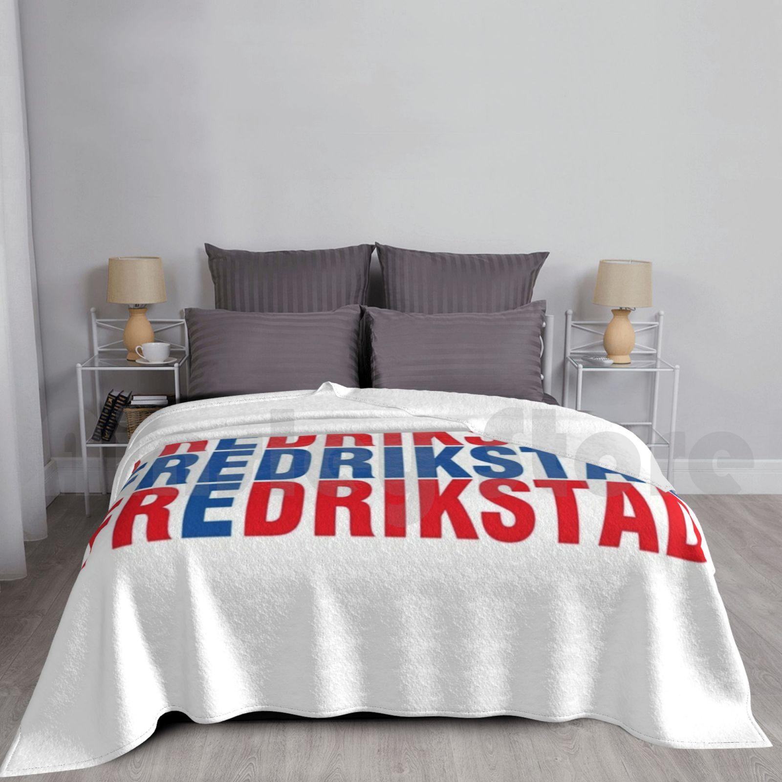 Fredrikstad-Norway Flag Blanket Fashion Custom 3188 Fredrikstad Fredrikstad Funny Norway Flag Nordic Size: 75*100cm, Weight: 230 GSM