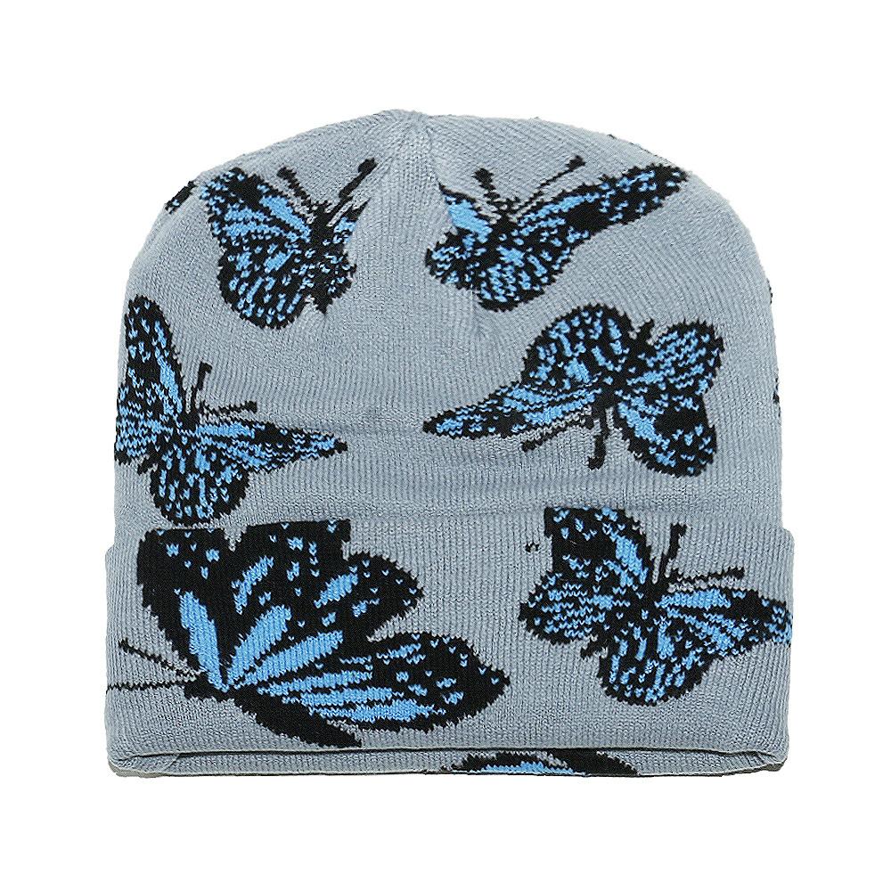 Camouflage Wool Hat Thermal Hat Winter Digital Camouflage Jacquard Beanie Knitted Hat Men