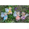 4 Pcs Resin Garden Ornaments Miniature Fairy Table Decoration