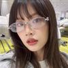 Irregular polygon jewelry sunglasses, new sunglasses, plain round face women's sunglasses