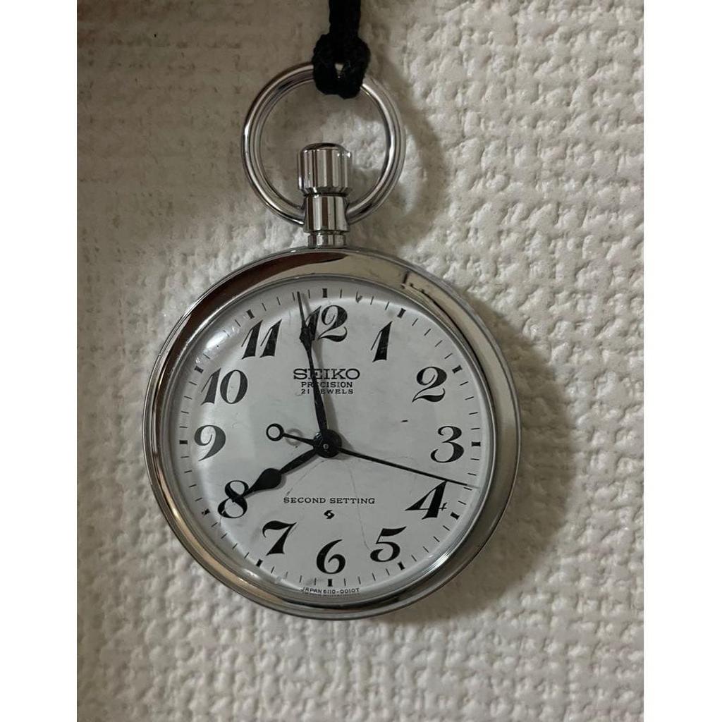 Used SEIKO PRECISION 21 JEWELS Pocket Watch