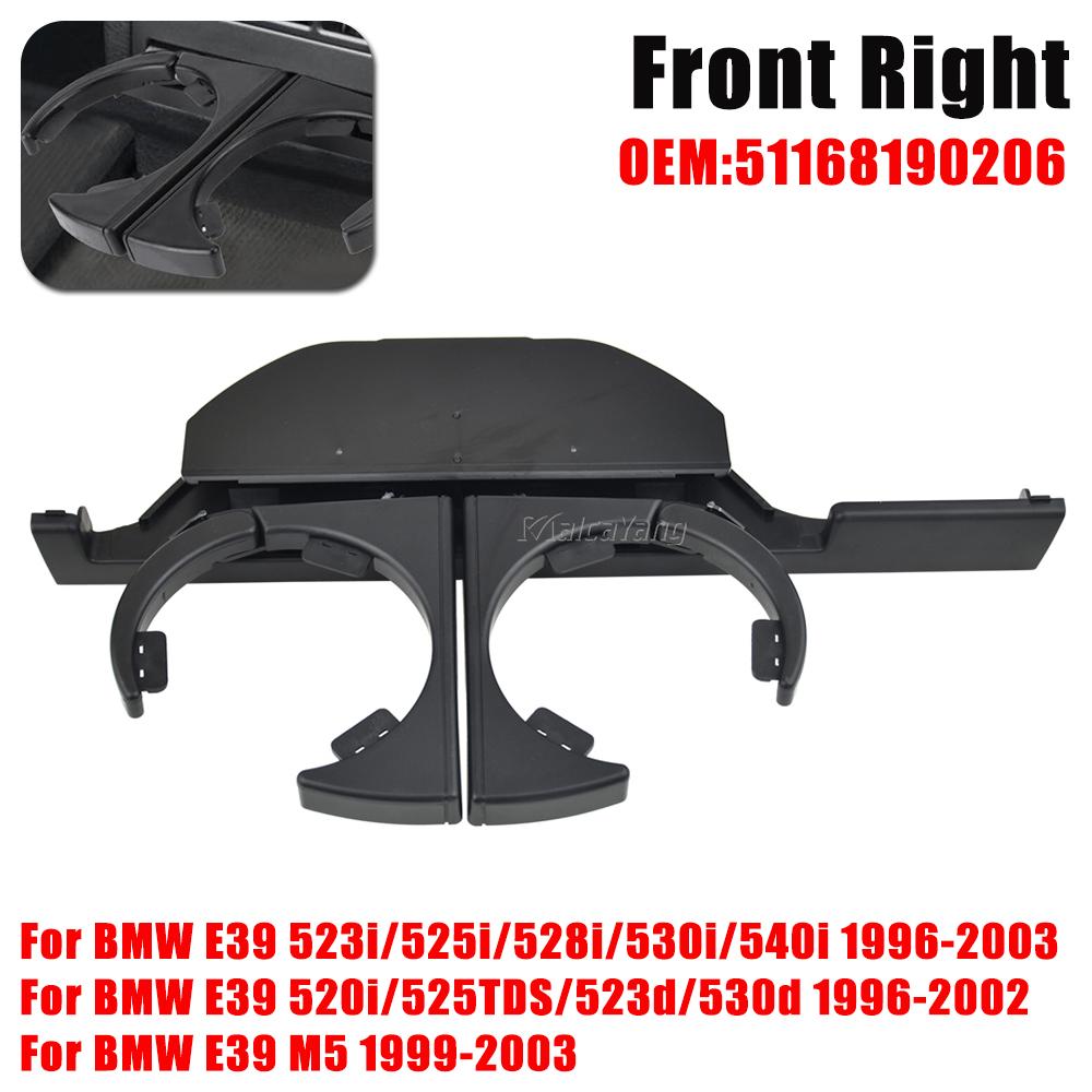 New Front Left Right Rear Car Drink Holder Cup Holder For BMW E39 5-Series 1996 1997 1998 1999 2000 2001 2002 2003 51168190205
