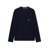 Polo Solid Logo Embroidered Crew Neck Pullover Long Sleeve T-Shirt Men Tops 710962189-002