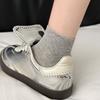 Summer and Boodles Shoes Cool and Gentle Milk Coffee Unlined Summer Short Socks Children's Slim Style Cotton