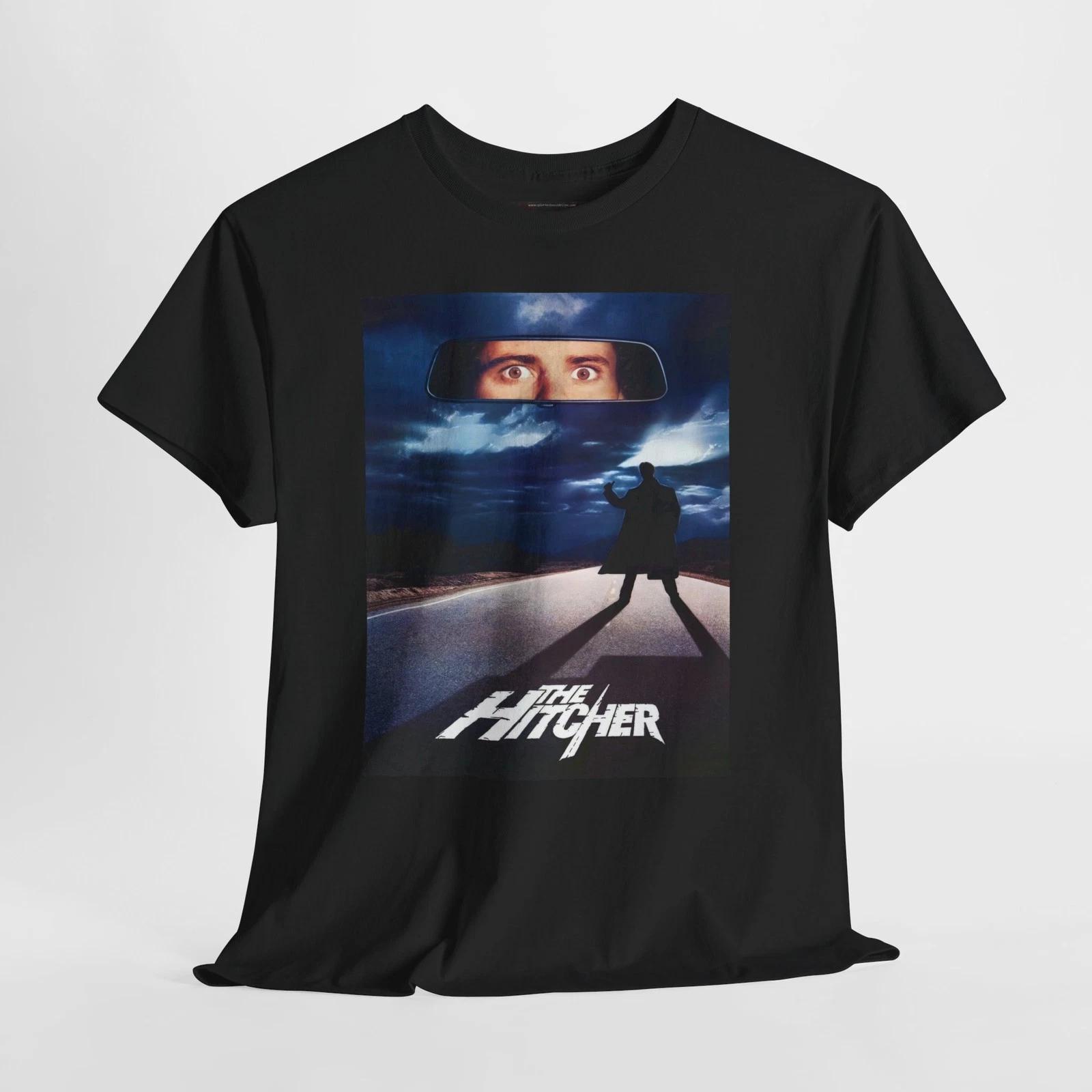 The Hitcher 1986 Retro Movie Poster Horror Unisex Graphic T-Shirt M