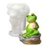 DIY Frogs Silicone Mold For Resin Art Craft Reusable Animal Shaped Molds Desktop Garden Decors Handmade Gift Creation