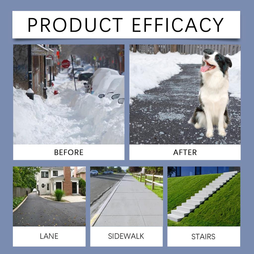 Pet Friendly Ice Melt Safer For Pet Surfaces Quick Dissolution Of Snow Courtyard Walkways