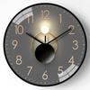 8 Inch Wall Clock Large Vintage Round Decoration Home Bedroom Retro Time Kitchen Nordic Wall Clock Non-Ticking  Clock
