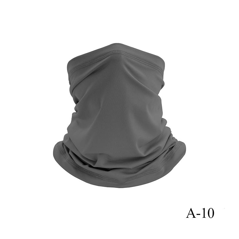 Proteção UV Cobertura Facial de Seda Gelo Tubo de Pescoço Bandana Lenço para Esportes ao Ar Livre Respirável Lenço para Caminhada Polaina de Pescoço Bandana