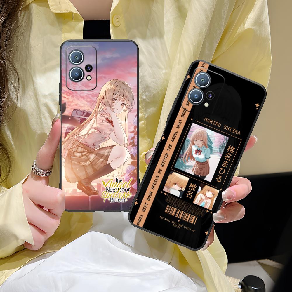 Angel Mahiru Shina Phone Case for Huawei P60 P50 P40 P30 P20 P10 P9 P8 Pro Lite Plus Soft TPU Shockproof Cover