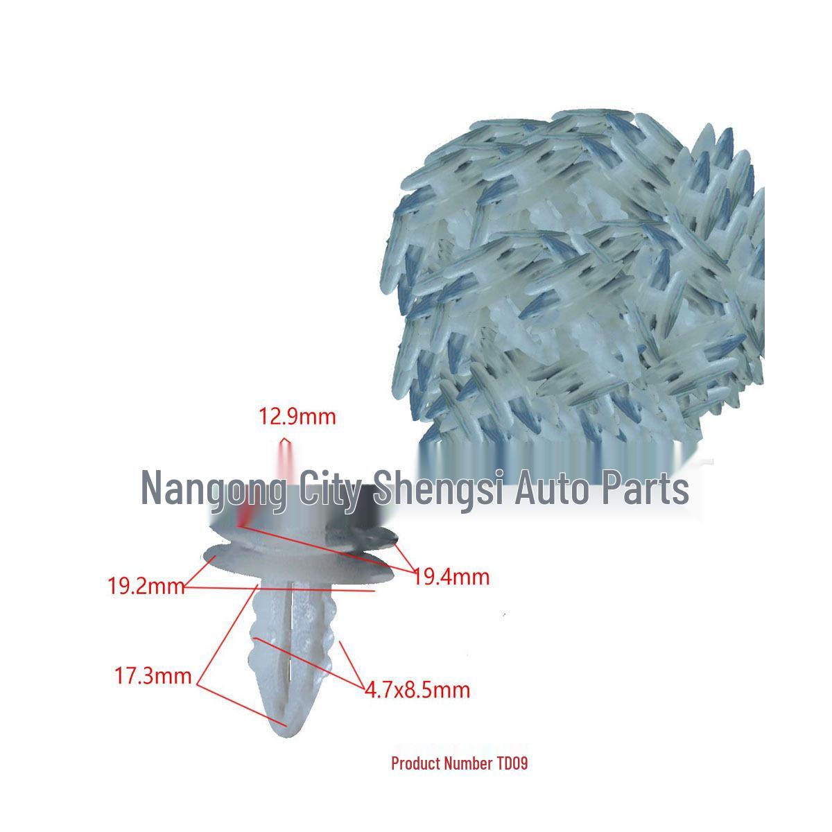 

Ford Logo Car Trim Panel Side Skirt Installation Clip for Door Panel Lining and Guard Plate 10000 Units