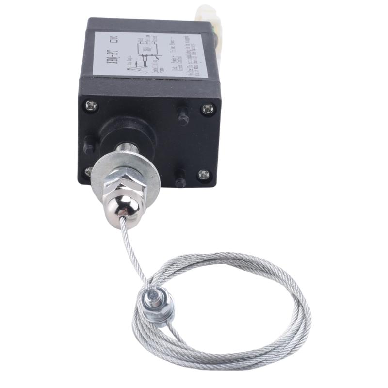 NEU-Normalerweise Offen DC 12V Motorabstellvorrichtung Motorstopp-Magnetventil XHQ-PT Strom Ein Zugtyp Abstellmagnetisch