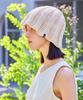 Bajal Va Label Crochet Wave Bucket Hat Beige