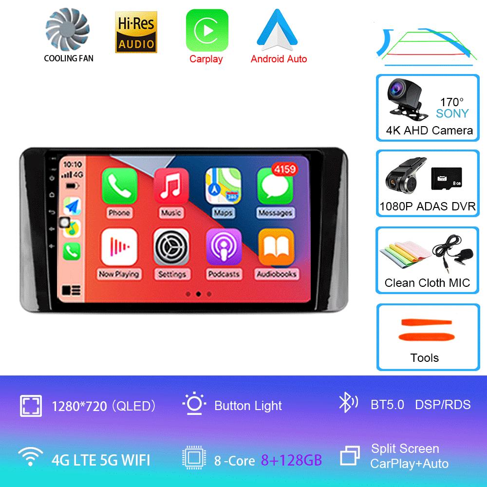 Android 14 For Volkswagen Polo Mk6 VI 6 2020 - 2022 Car Radio Multimedia Video Player Navigation Carplay WIFI BT 2Din 2 Din DVD